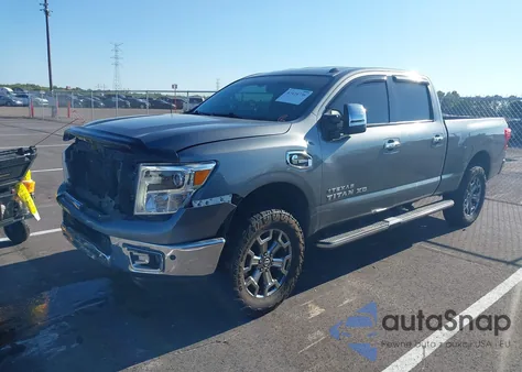 2017 Nissan Titan Xd Sl Diesel из США, поврежденный, VIN 1N6BA1F44HN573243